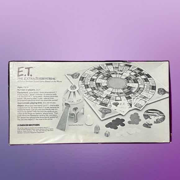 NEW Vintage 1982 E.t. Extraterrestrial Parker Brothers Board Game No 157 Open Bo - Picture 10 of 10
